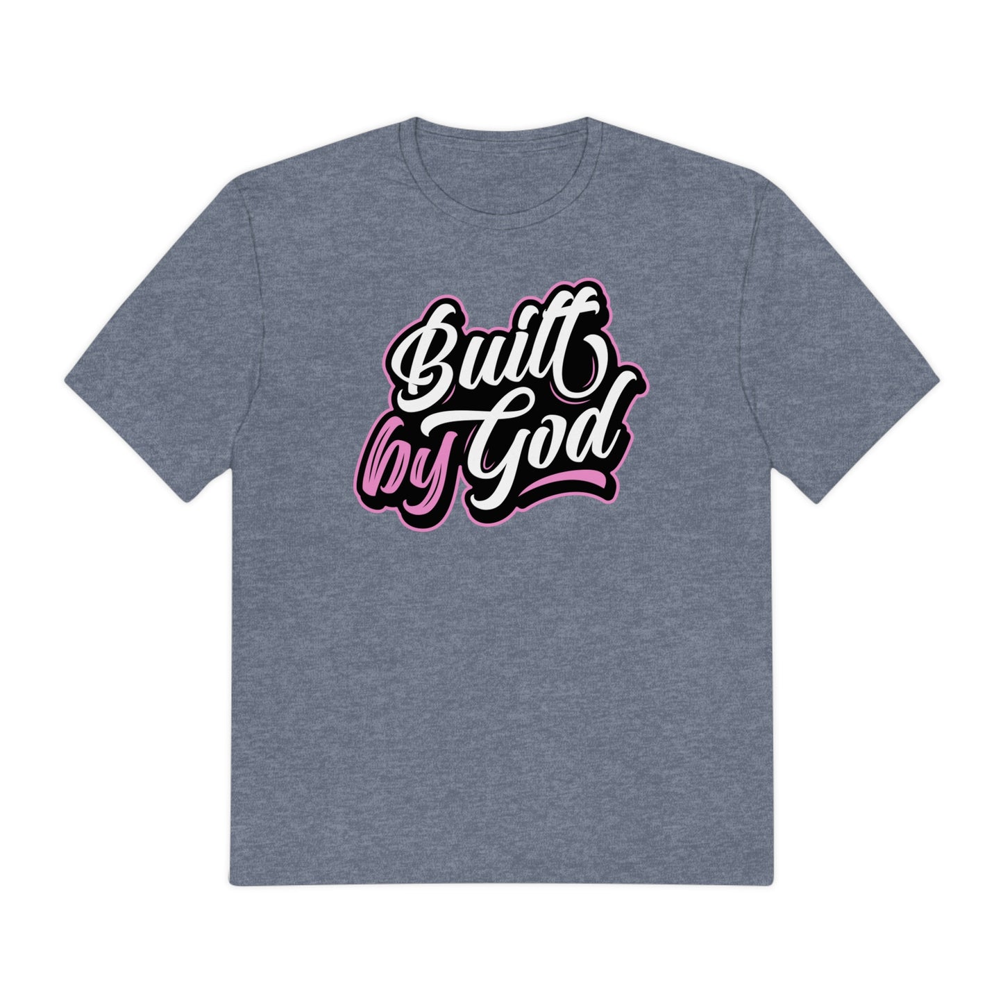 Built by God-  White on Pink (Unisex)